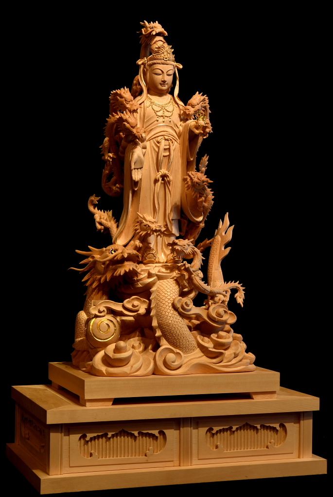 極レア 八大龍王 仏像 木彫り-